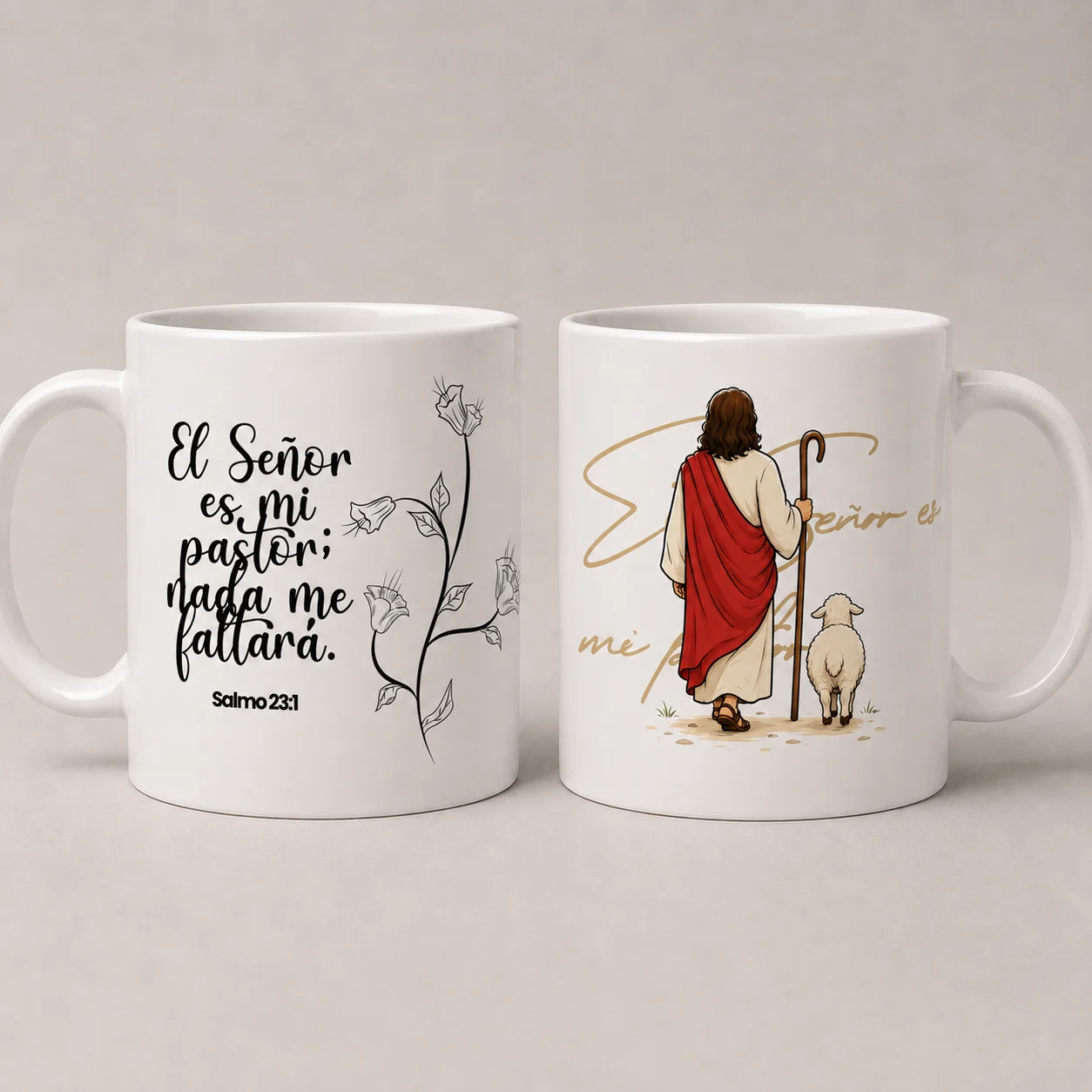 Taza personalizada con mensaje cristiano